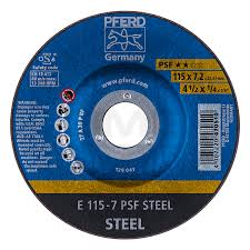 PFERD 115X7.0 PSF STEEL GRINDING DISC
