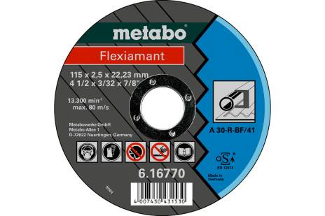115X2.5MM METABO CUTTING DISC