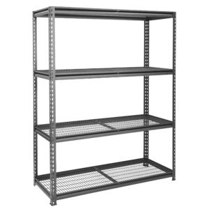 HEAVY DUTY GARAGE SHELVING GREY