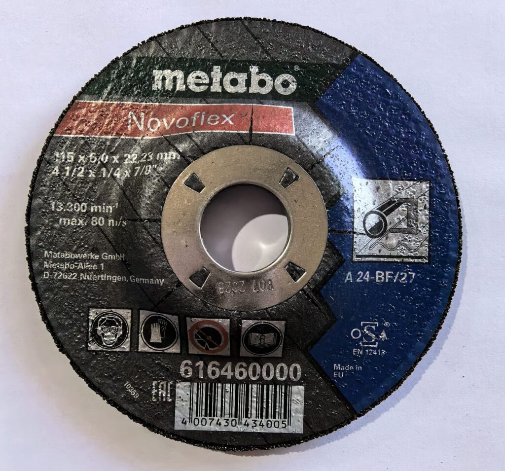 115X6.0MM METABO GRINDING DISC